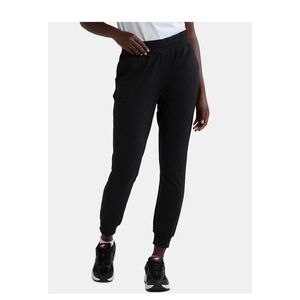 Athletic Works Black Track Pants with Tapered Legs